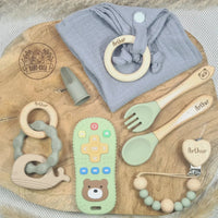 Coffret naissance avec brosse à dents bébé