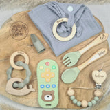 Coffret naissance avec brosse à dents bébé